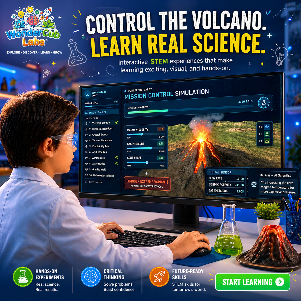 WonderCub Labs™ The Laboratory Scholar