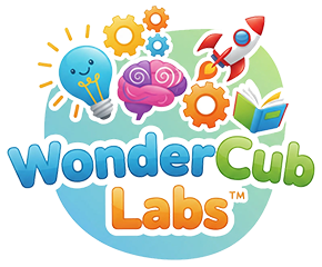 WonderCub Labs logo - STEM curriculum and home science kits for kids
